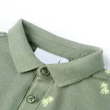 koszulka-dziecieca-polo-khaki-128-kolor-srebrny