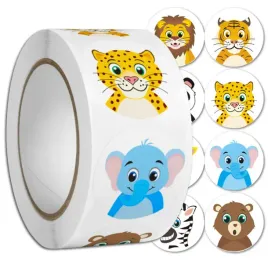 naklejki-motywacyjne-dla-dzieci-rolka-500szt-samoprzylepne-zwierzatka-zoo