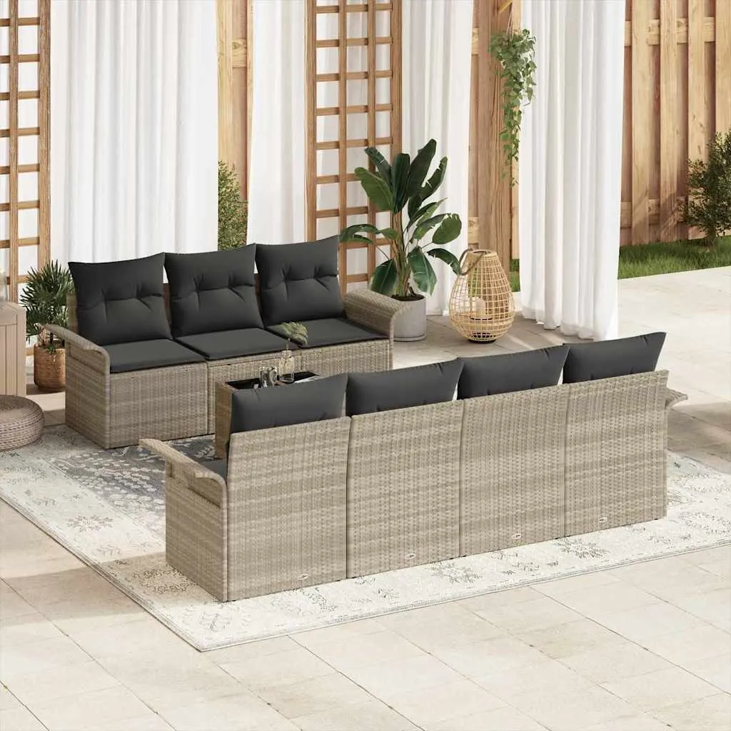 zestaw-sof-na-ogrod-8-pcs-jasnoszary-polirattan