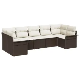 zestaw-sof-na-ogrod-z-poduszka-7-pcs-brazowy-polirattan