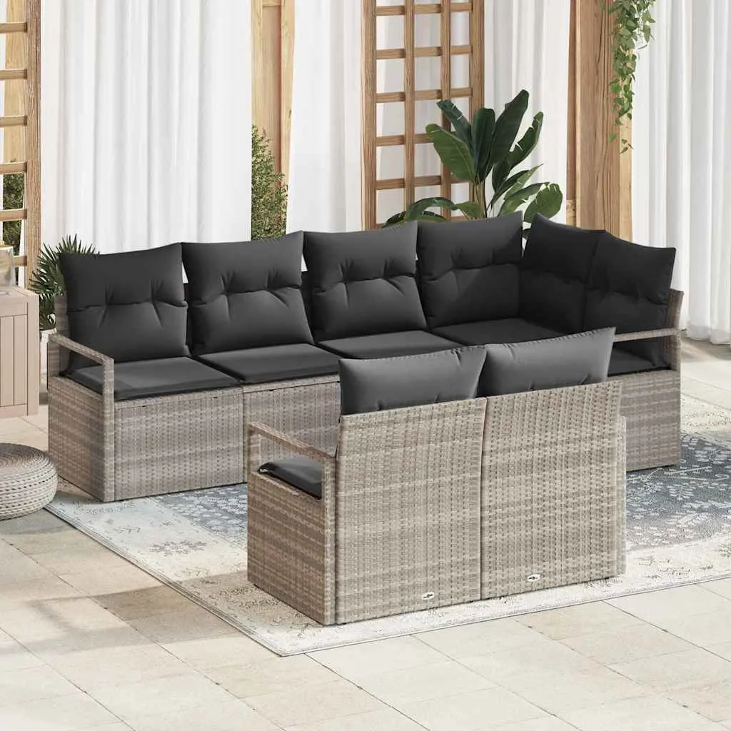 zestaw-sof-na-ogrod-7-pcs-jasnoszary-polirattan