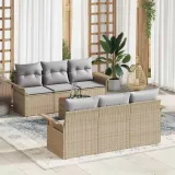 zestaw-sof-na-ogrod-7-pcs-bezowy-polirattan-stan-nowy