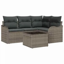 zestaw-sof-na-ogrod-z-poduszka-5-pcs-szary-polirattan