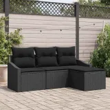 zestaw-sof-na-ogrod-4-pcs-czarny-polirattan-stan-nowy