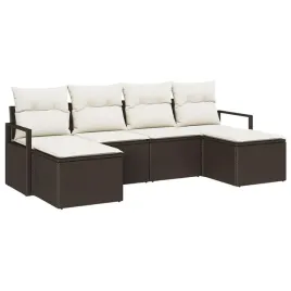 zestaw-sof-na-ogrod-z-poduszka-6-pcs-brazowy-i-kremowy