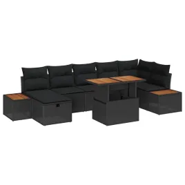 zestaw-sof-na-ogrod-z-poduszka-8-pcs-czarny-polirattan