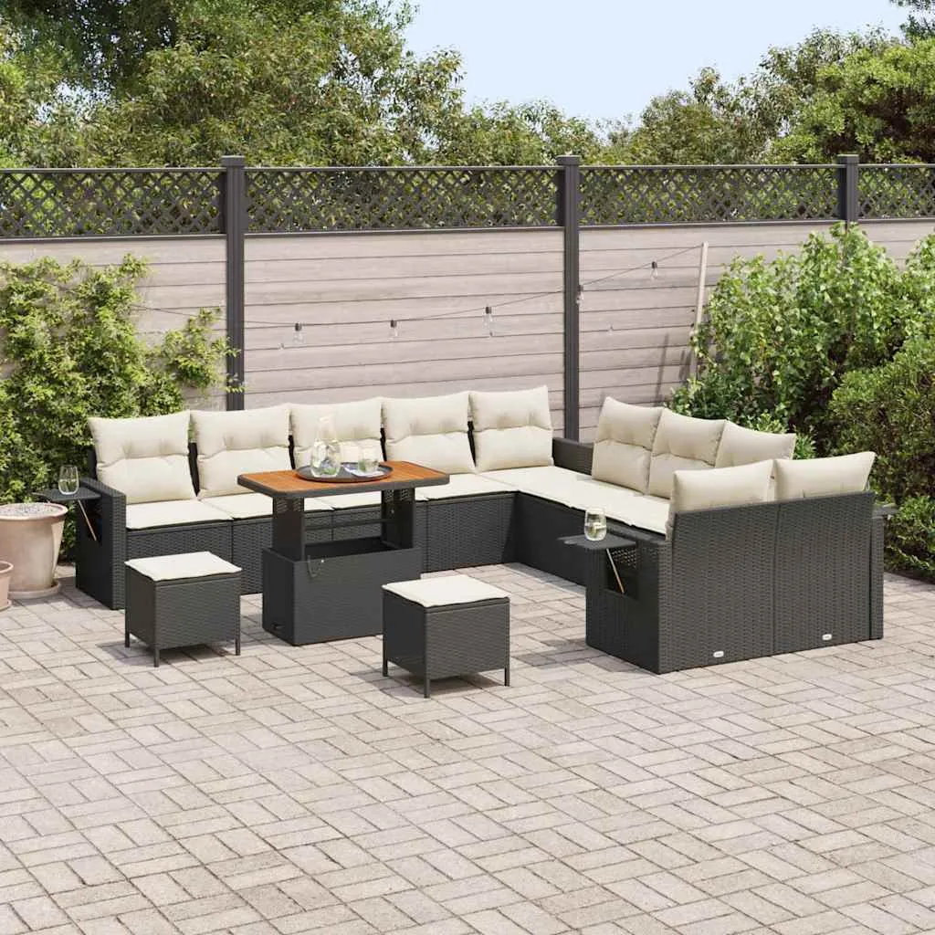 zestaw-sof-na-ogrod-13-pcs-czarny-polirattan-stan-nowy