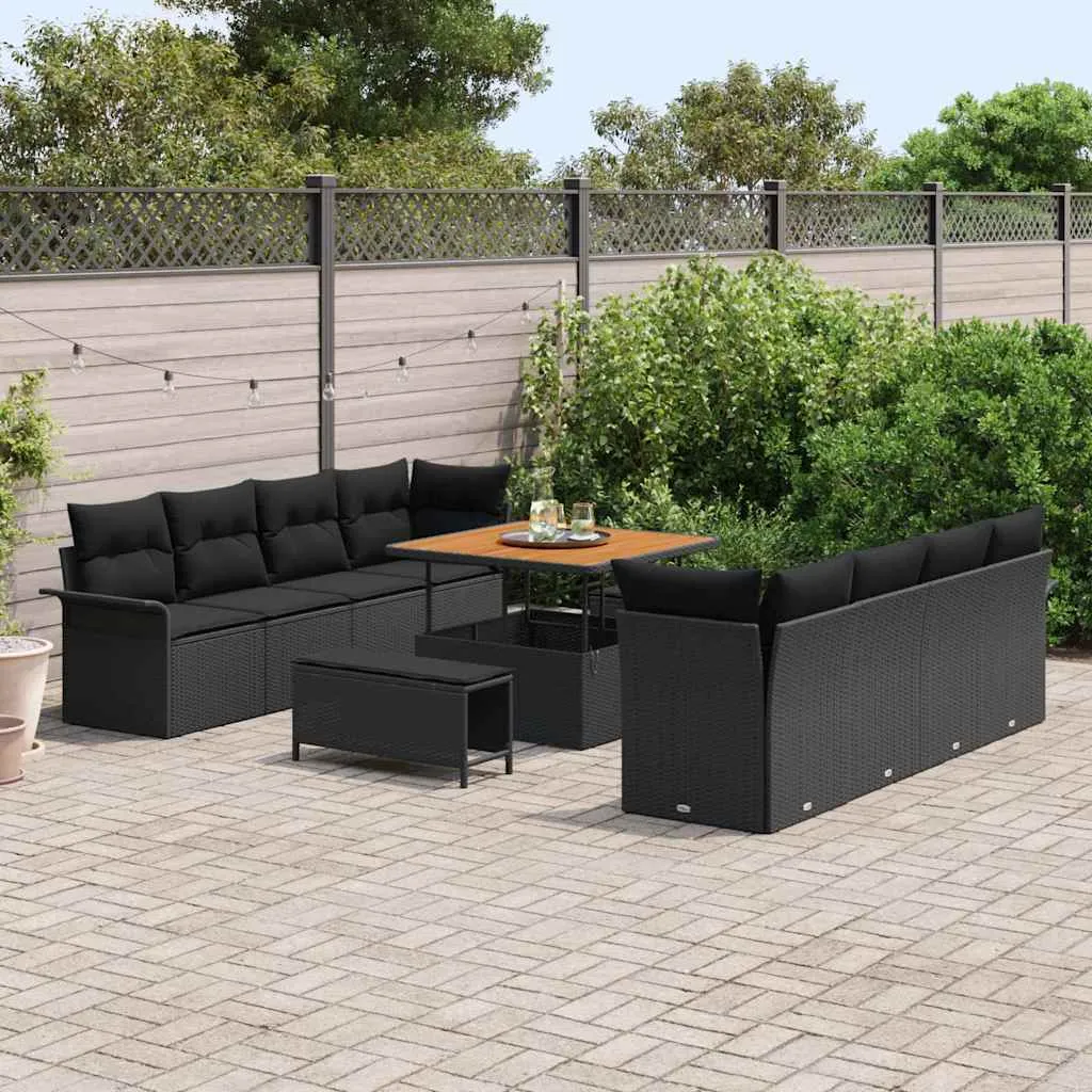 zestaw-sof-na-ogrod-11-pcs-czarny-polirattan-stan-nowy