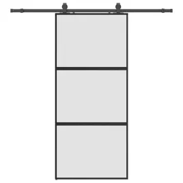 drzwi-przesuwne-z-zestawem-okuc-czarne-90x205cm-szklo-hartowane