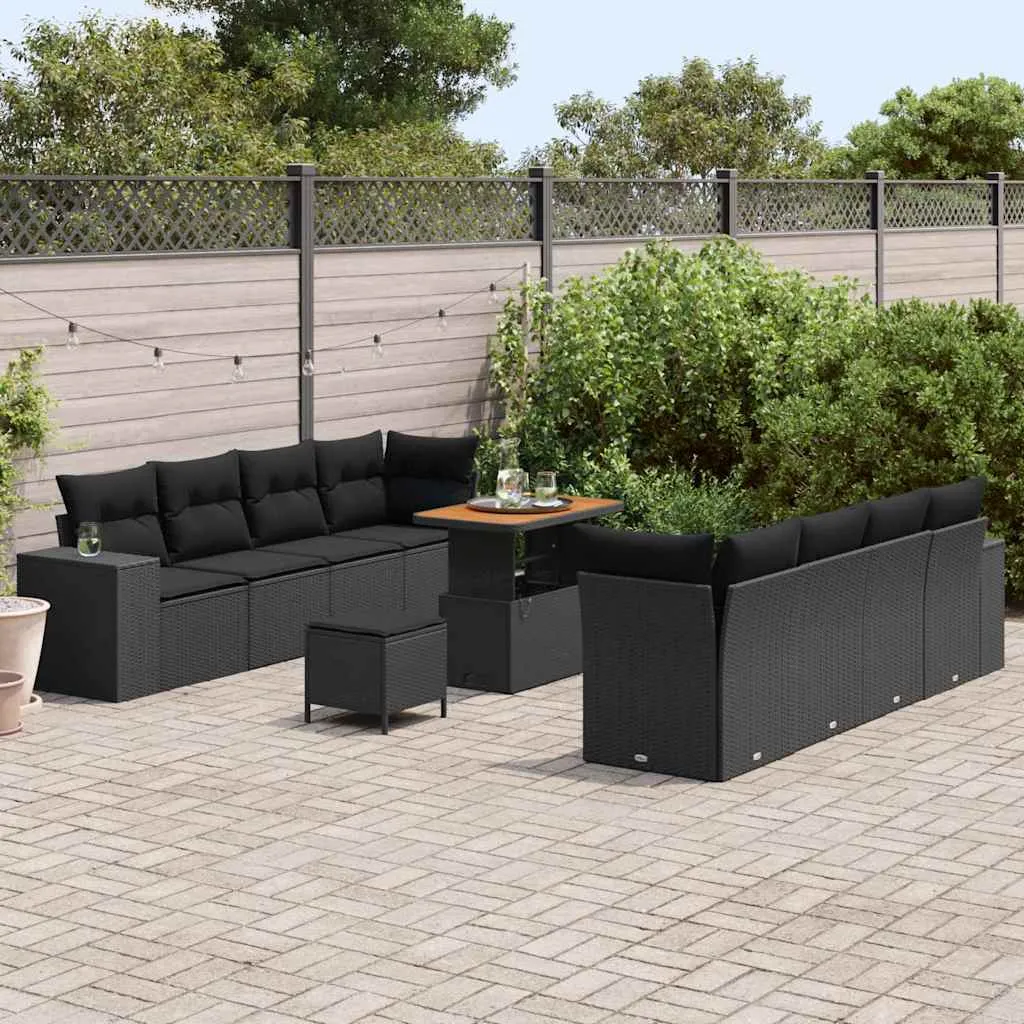 zestaw-sof-na-ogrod-11-pcs-czarny-polirattan-stan-nowy