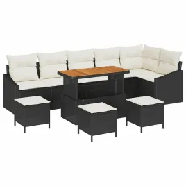 zestaw-sof-na-ogrod-z-poduszka-10-pcs-czarny-polirattan