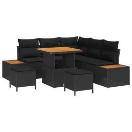 zestaw-sof-na-ogrod-z-poduszka-8-pcs-czarny-polirattan