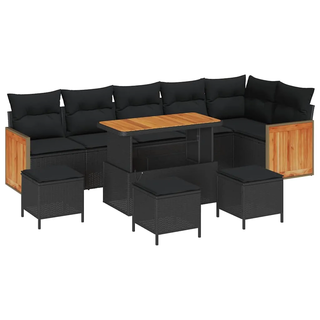 zestaw-sof-na-ogrod-z-poduszka-10-pcs-czarny-stan-nowy