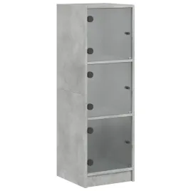 szafka-ze-szklanymi-drzwiami-szarosc-betonu-35x37x109-cm