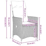 zestaw-do-jadalni-w-ogrodzie-z-poduszka-5-pcs-szary-polirattan-stan-nowy-material-dominujacy-rattan