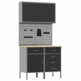 stol-warsztatowy-z-szuflada-5-pcs-czarny-100-x-55-x-200-cm-stal