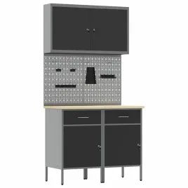 szafka-robocza-z-szuflada-5-pcs-czarny-100-x-55-x-200-cm