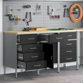 szafka-robocza-z-szuflada-3-pcs-czarny-i-szary-150-x-55-x-85-cm