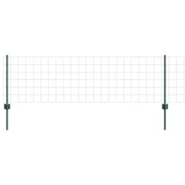 ogrodzenie-z-slupkami-zielony-0-6-x-25-m-stal