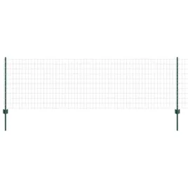 ogrodzenie-z-slupkami-zielony-0-8-x-25-m-stal