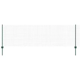 ogrodzenie-z-slupkami-zielony-0-8-x-25-m-stal