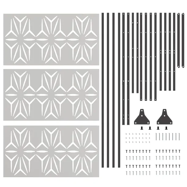 ekran-prywatnosci-szary-stal-producent-vidaxl