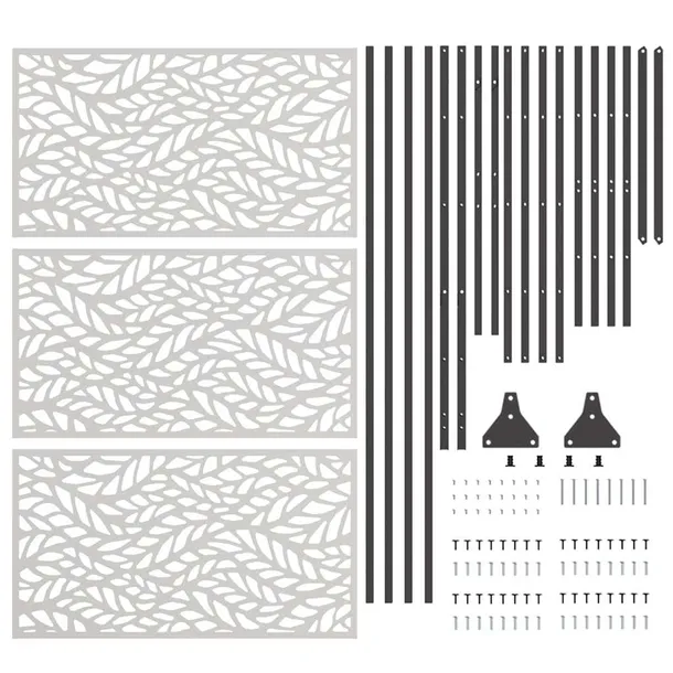 ekran-prywatnosci-szary-stal-producent-vidaxl