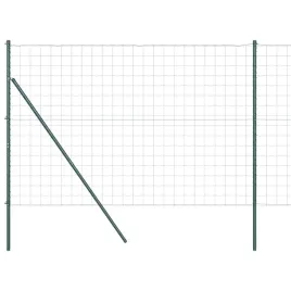 ogrodzenie-z-slupkami-zielony-1-6-x-10-m-stal