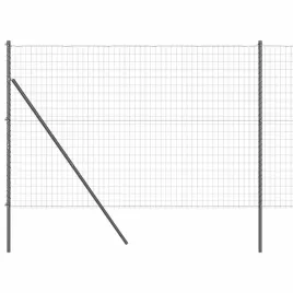 ogrodzenie-z-slupkami-szary-1-5-x-10-m-stal