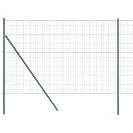 ogrodzenie-z-slupkami-zielony-1-6-x-10-m-stal