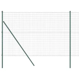 ogrodzenie-z-slupkami-zielony-1-6-x-10-m-stal