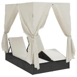 podwojna-lezanka-sloneczna-z-dachem-czarny-205-x-129-x-200-cm