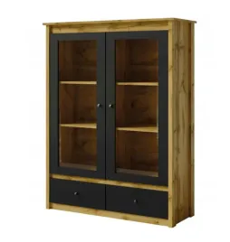 witryna-niska-117-cm-wotan-czarny-lugo-ml