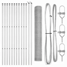ogrodzenie-z-slupkami-srebrny-1-4-x-25-m-stal-pokryta-pcv