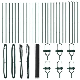 ogrodzenie-z-slupkami-szary-1-4-x-50-m-stal-pokryta-pcv