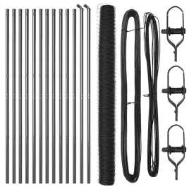 ogrodzenie-z-slupkami-szary-1-6-x-25-m-stal-pokryta-pcv