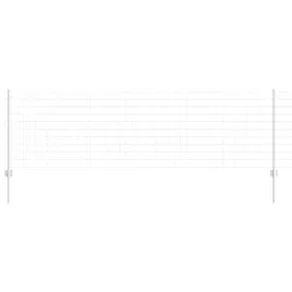 ogrodzenie-z-slupkami-srebrny-0-8-x-25-m-stal