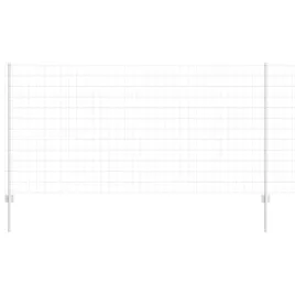 ogrodzenie-z-slupkami-srebrny-1-2-x-25-m-stal