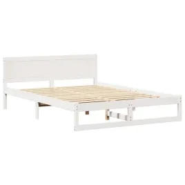 ramka-lozka-z-zaglowkiem-bialy-150-x-200-cm-lite-drewno-sosnowe