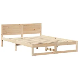 ramka-lozka-brazowy-150-x-200-cm-lite-drewno-sosnowe