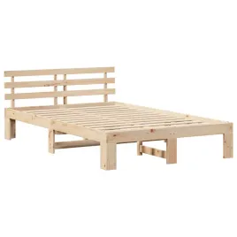ramka-lozka-brazowy-135-x-190-cm-lite-drewno-sosnowe