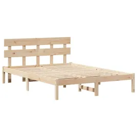 ramka-lozka-brazowy-140-x-200-cm-lite-drewno-sosnowe