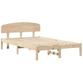 ramka-lozka-brazowy-135-x-190-cm-lite-drewno-sosnowe