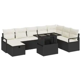 zestaw-sof-na-ogrod-z-poduszka-9-pcs-czarny-polirattan