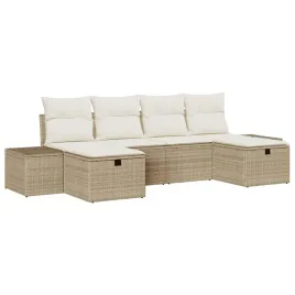 zestaw-sof-na-ogrod-z-poduszka-6-pcs-bezowy-polirattan