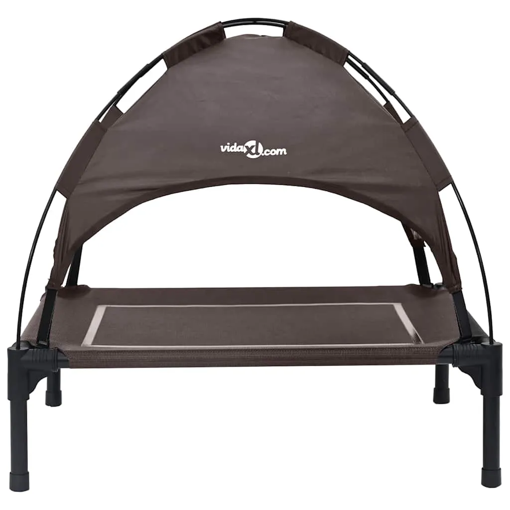 legowisko-dla-psa-brazowy-m-stal