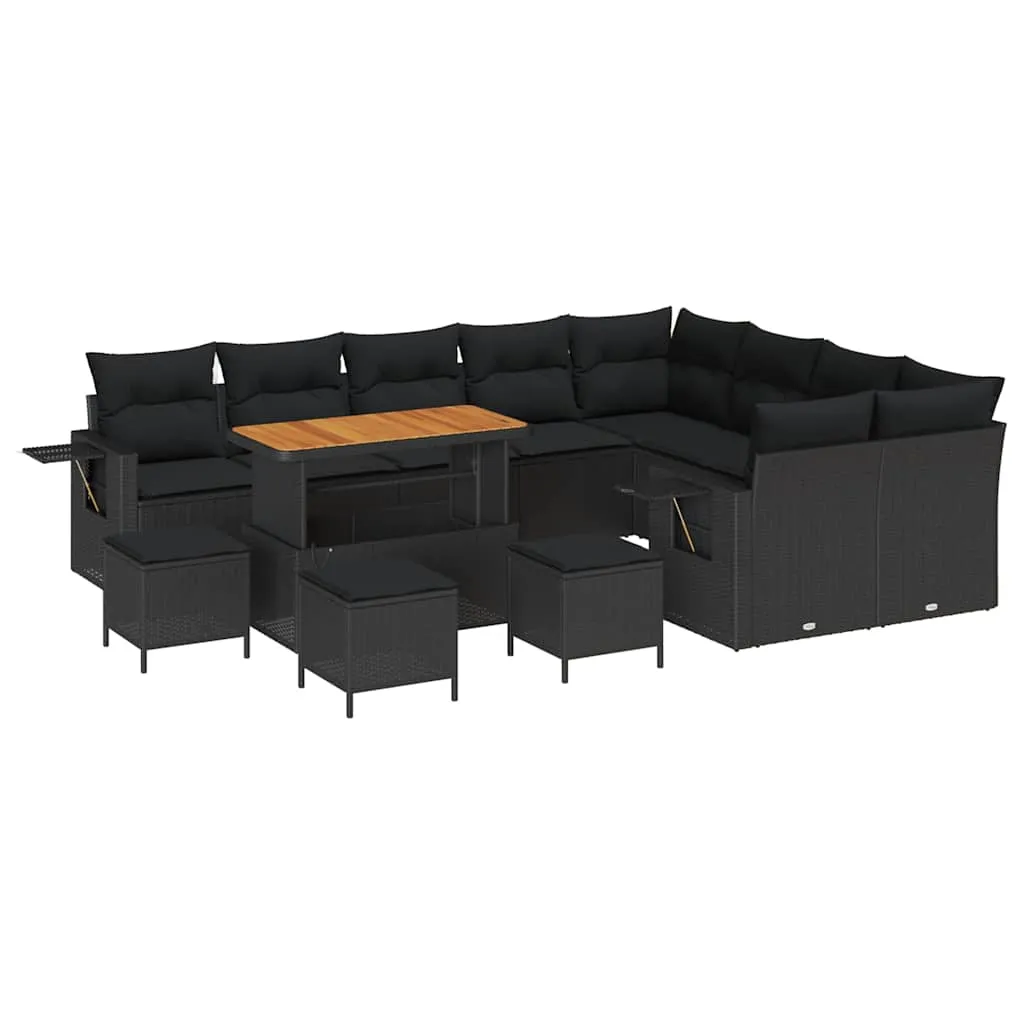 zestaw-sof-na-ogrod-13-pcs-czarny-polirattan
