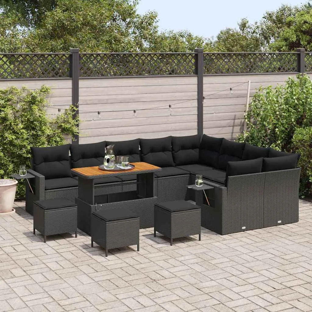 zestaw-sof-na-ogrod-13-pcs-czarny-polirattan-stan-nowy