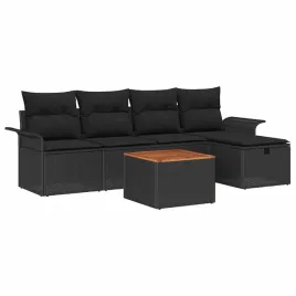 zestaw-sof-na-ogrod-z-poduszka-6-pcs-czarny-polirattan