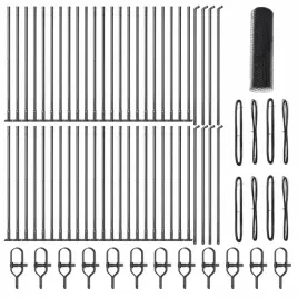 ogrodzenie-z-slupkami-szary-0-6-x-100-m-stal-pokryta-pcv